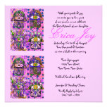 Bat Mitzvah  - Pink Hamsa Vintage Tapastry invitations