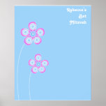 Bat Mitzvah Sign In Board Posters