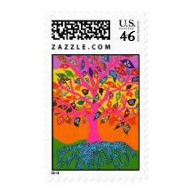 Bat Mitzvah Stamp - Tree Of Life