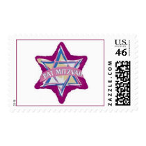 Bat Mitzvah Star of David postage by eMitz_com Bat Mitzvah Star of David postage