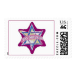 Bat Mitzvah Star of David postage