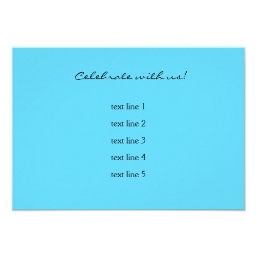 Bat Mitzvah Turquoise Tye Dye Design Custom Invites