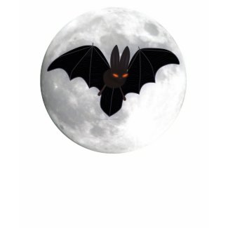 Bat Moon Dark Blue Shirt shirt