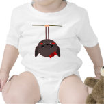 bat on a wire vampire baby bodysuits