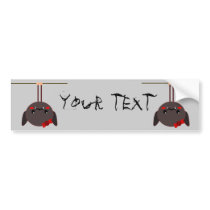 bat on a wire vampire bumper stickers