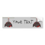 bat on a wire vampire bumper stickers