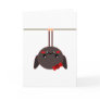 bat on a wire vampire greeting card