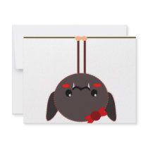 bat on a wire vampire invitations