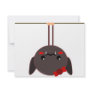 bat on a wire vampire personalized invitation