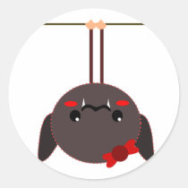 bat on a wire vampire stickers