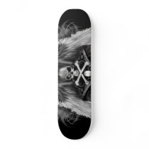 Bat shows off - custom skateboard