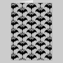 Bat Silhouette Card cards