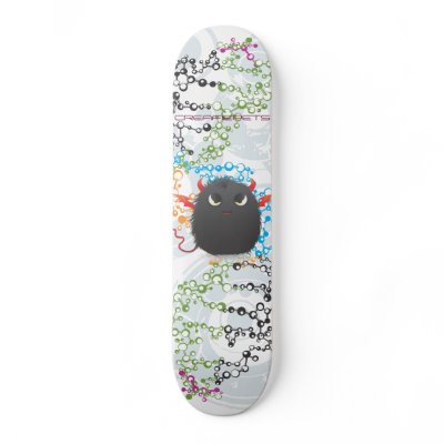 BAT CUSTOM SKATEBOARD by CREAFIEPETS
