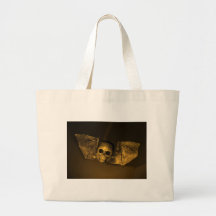 Bat Skull Tote Bag