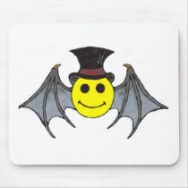 Bat Smiley mousepads