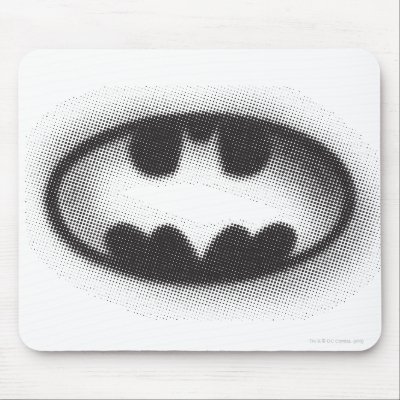 Bat Symbol - Batman Logo Halftone Mouse Pads by batman