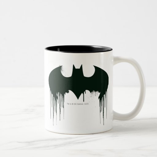 Bat Symbol - Batman Logo Spraypaint Coffee Mugs