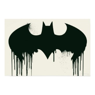 Bat Symbol - Batman Logo Spraypaint Posters