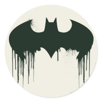Bat Symbol - Batman Logo Spraypaint Sticker