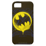 Bat Symbol Tagged Over Justice League iPhone 5 Case