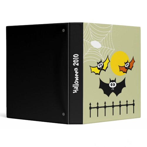 Bat-tacular Halloween Binder binder