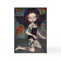 "Bat Tattoos" Greeting Card