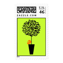 Bat Topiary Postage