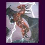 Bat-winged Pegasus Poster