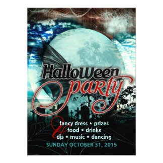 Scary Halloween Party Invitations