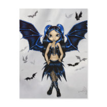 "Bat Wings" Postcard