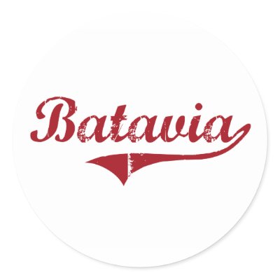 Batavia Ohio Classic Design Sticker by cityshirt