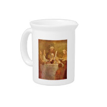 Batavian conspiracy, detail by Rembrandt Beverage Pitchers