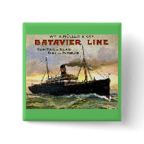 Batavier Line - Vintage Travel Pin