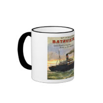 Batavier Line - Vintage Travel Coffee Mug