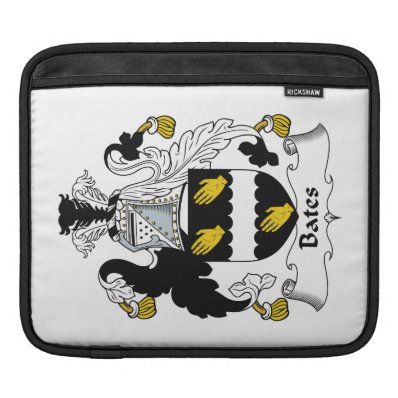 Bates Family Crest Sleeve For iPads