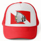 Batfish Dive Flag Trucker Hat