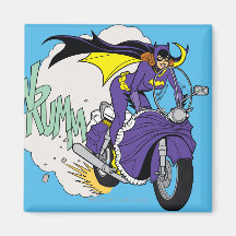 Batgirl Cycle Refrigerator Magnets
