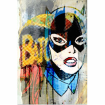 batgirl, monthly trend, gotham, comic book style, art, Photo Sculpture with custom graphic design