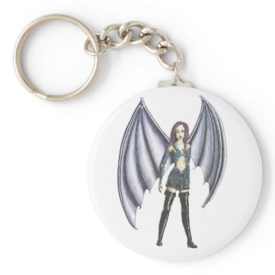 BatGirl Keychains by artistshahan79
