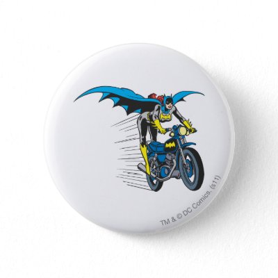 Batgirl on Batcycle buttons