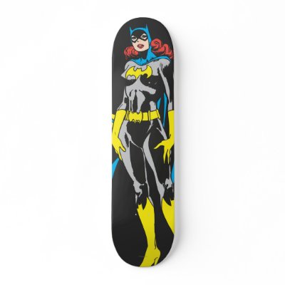 Batgirl Stands skateboards