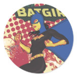 Batgirl Round Stickers