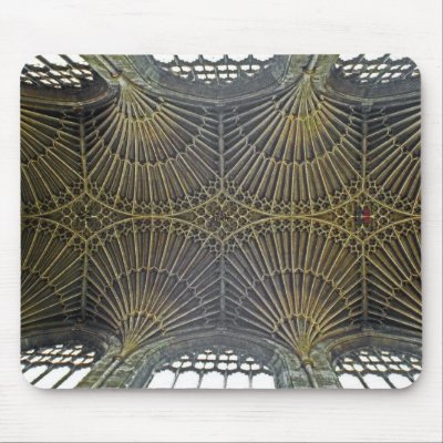 Bath Abbey Ceiling (1) Mouse Pads by davem1966