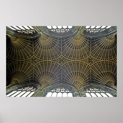 Bath Abbey Ceiling (1) Posters by davem1966