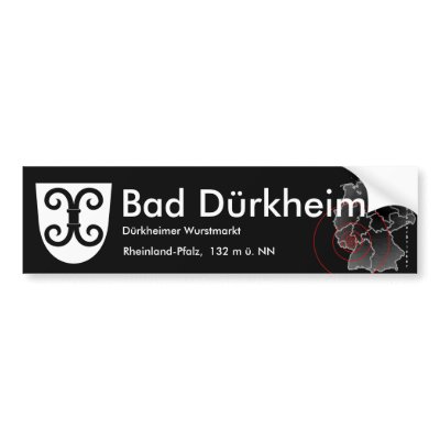 Bath Duerkheim 2 Bumper Stickers by akeleios