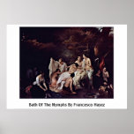 Bath Of The Nymphs By Francesco Hayez posters