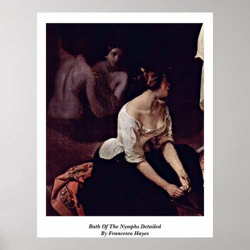 Bath Of The Nymphs Detailed By Francesco Hayez Posters