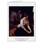 Bath Of The Nymphs Detailed By Hayez Francesco Greeting Card