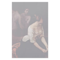 Bath Of The Nymphs Detailed By Hayez Francesco Custom Stationery