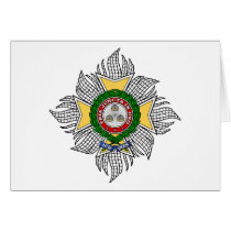 Bath Star Grand Cross (England) cards by FlagTshirts Bath Star Grand Cross (England) cards